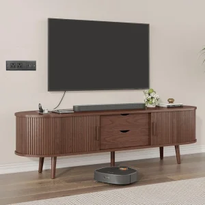 59"  TV Stand with Charging Station