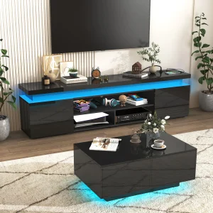 74'' LED TV Stand for TV up to 65''