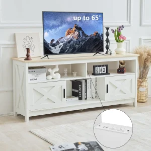 Stand for up to 65" w/ Power Outlet